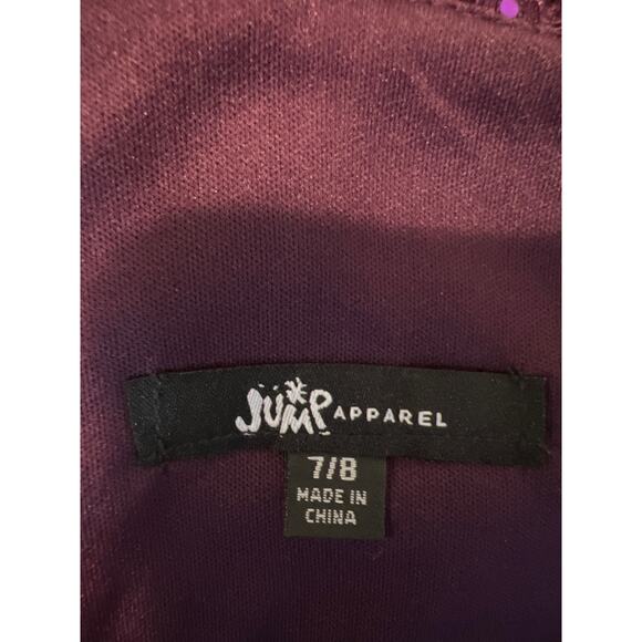 Jump Apparel stretch dress size 7/8. Purple sale!! - Picture 3 of 12